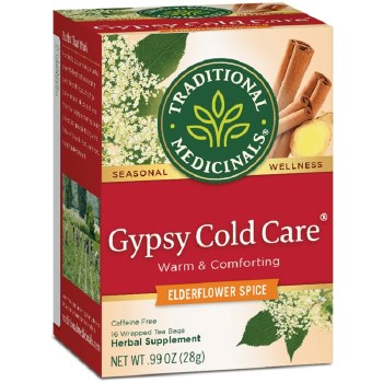 TRADITIONAL MEDICINALS Organic Gypsy Cold Care, 16 tea bags
