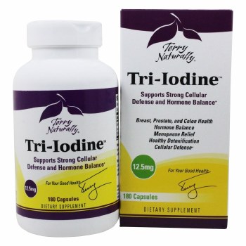 TERRY NATURALLY Tri-Iodine, 12.5 mg, 180 Capsules