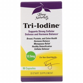 TERRY NATURALLY Tri-Iodine, 12.5 mg, 90 Capsules