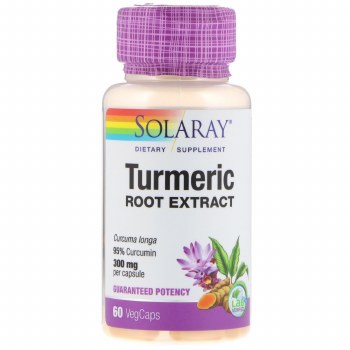 SOLARAY Turmeric, 60 VegCaps