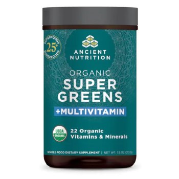 ANCIENT NUTRITION Super Greens + Multivitamin Powder