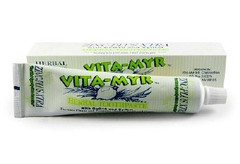 VITA-MYR CoQ10, Zinc &amp; Xylitol Herbal Toothpaste, 1 oz