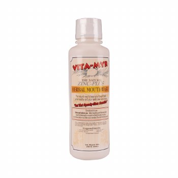 VITA-MYR Zinc &amp; Herbal Mouthwash, 16 fl oz
