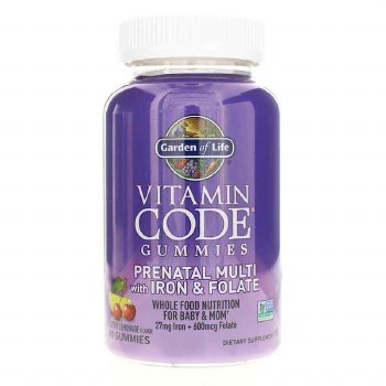 GARDEN OF LIFE Vitamin Code Prenatal Gummies, 50 Gummies