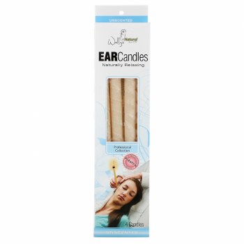WALLY'S NATURAL Naturally Relaxing Ear Candles, 4 candlesticks