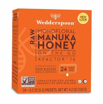 WEDDERSPOON Raw Monofloral Manuka Honey Packs, 1 packet