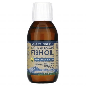 WILEY's FINEST Wild Alaskan Fish Oil, 4.23 oz