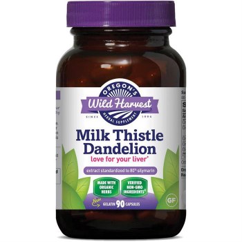 OREGON'S WILD HARVEST Milk Thistle, 90 capsules