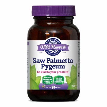 OREGONS WILD HARVEST, Saw Palmetto &amp; Pygeum, 90 Capsules