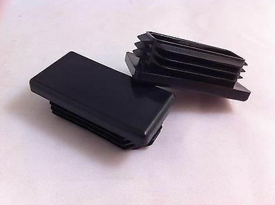 1"  x  1/2" Rectangle Plastic Cap / Blank / Bung