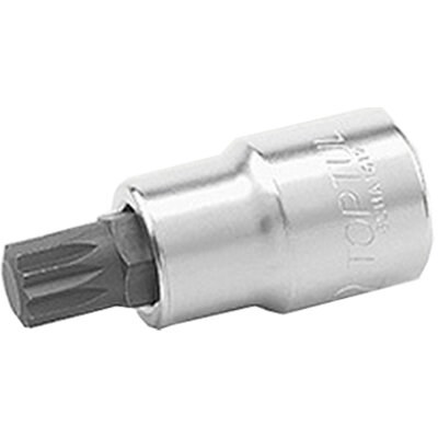 Toptul 3/8"Dr spline bit socket satin x M8