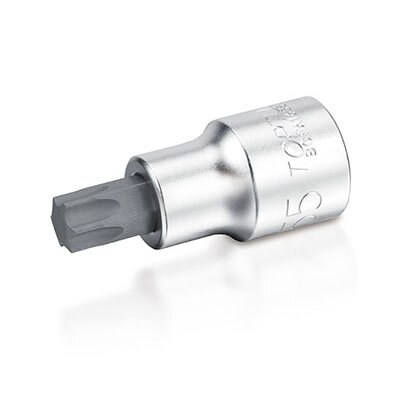 Toptul 1/4"Dr star bit socket satin x T10