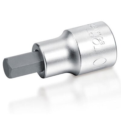 Toptul 3/8"Dr Hex bit socket satin x 7mm