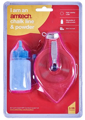 Amtech 2pce Chalk Line Set