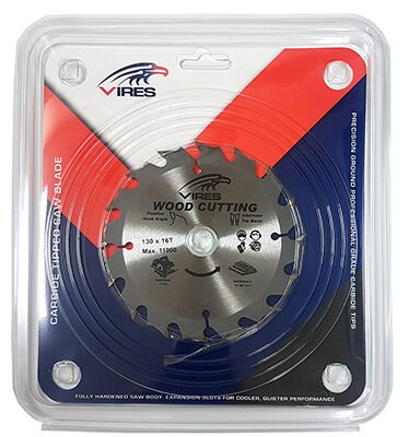 VIRES TCT Blade 165mm T18 20/16mm Bore