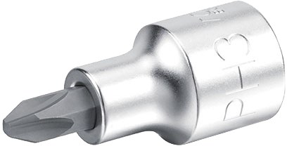 Toptul Phillips Bit Socket Satin PH2