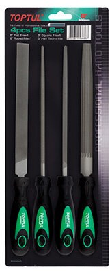 Toptul 4Pc File Set