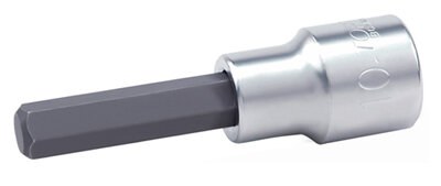 Toptul 1/2"Dr Long Hex bit socket satin x 12mm