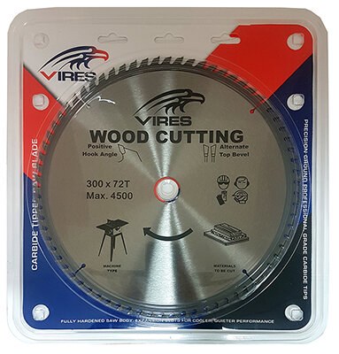VIRES TCT Blade 300mm T72 30mm bore