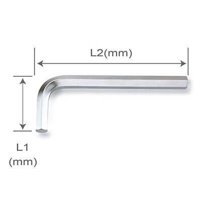 Toptul Hex key Wrench Short type 9.0mm