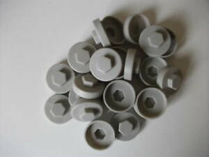 Hex Cap Goosewing Grey  19mm