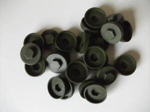 Hex Cap Olive Green 19mm