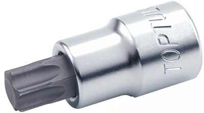 Toptul 1/2"Dr star bit socket satin x T20