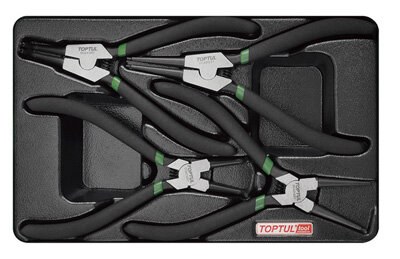 Toptul 4Pc Circlip Pliers Tray