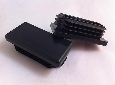 1 1/2"  x  3/4" Rectangle Plastic Cap / Blank / Bung