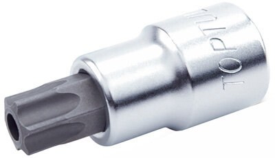 Toptul 1/2"Dr TPX star bit socket satin T20