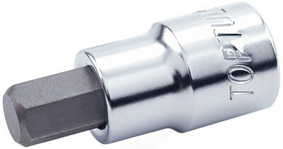Toptul 1/2"Dr Hex bit socket satin x 10mm