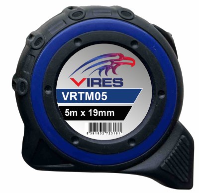 Vires Professional Tape Measure 5.0m x 19mm