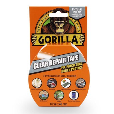 Gorilla Clear Repair Tape 8.2m x 48mm