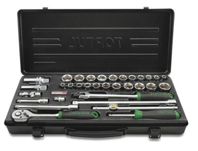 Toptul 3/8"Dr Socket set 33Pc