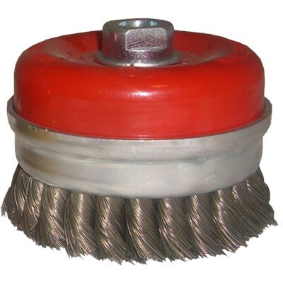 Vires Cup Wire Brush M14 - 65mm Knotted