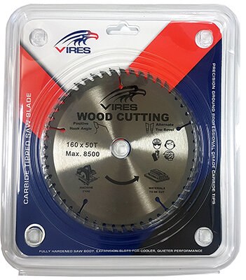 VIRES TCT Blade 160mm T50 20/16mm bore