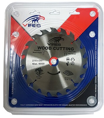 VIRES TCT Blade 210mm T20 30/16mm bore
