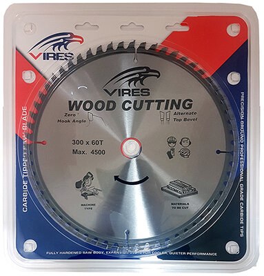 Vires TCT Chopsaw Blade 300mm T60 30mm bore