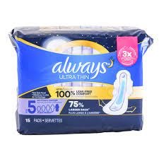 ALWAYS ULTRA THIN 15PADS SIZE 5 EACH