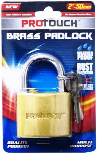 PROTOUCH BRASS PAD LOCK 2 IN 50MM EACH