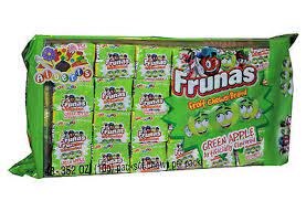 FRUNAS 0.352OZ GREEN APPLE 48PC EACH