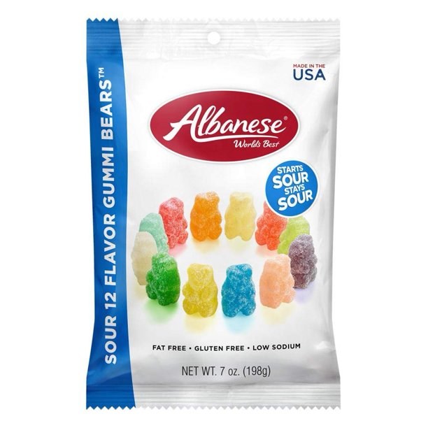 PEG ALBANESE 7OZ GUMMI BEARS 1CT