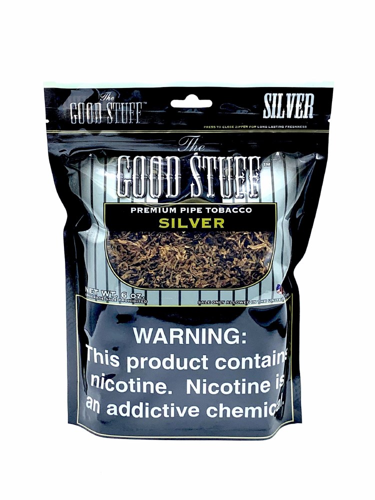 GOOD STUFF 6OZ SILVER PIPE TOBACCO 1CT