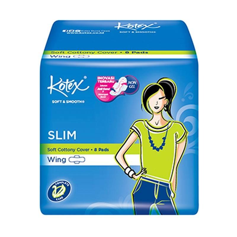 KOTEX SLIM WING SOFT & SMOOTH 8PADS EACH