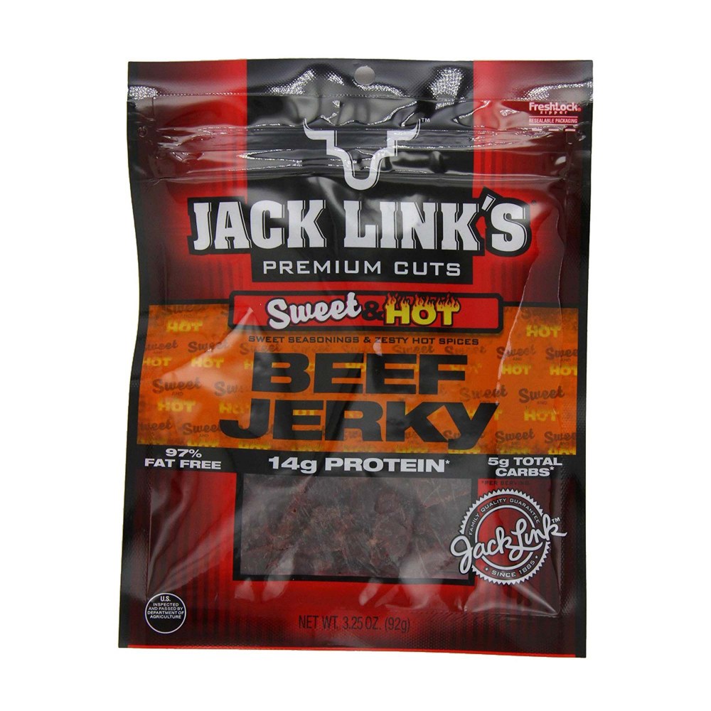 JACK LINKS 3.25OZ SWEET&HOT BEEF JERKY EACH