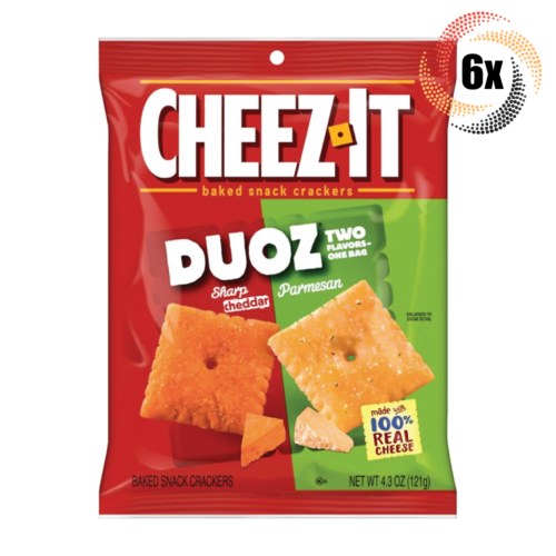 CHEEZ IT 4.3OZ SNACK DUOZ SHARP CHEDDAR PARMESAN EACH