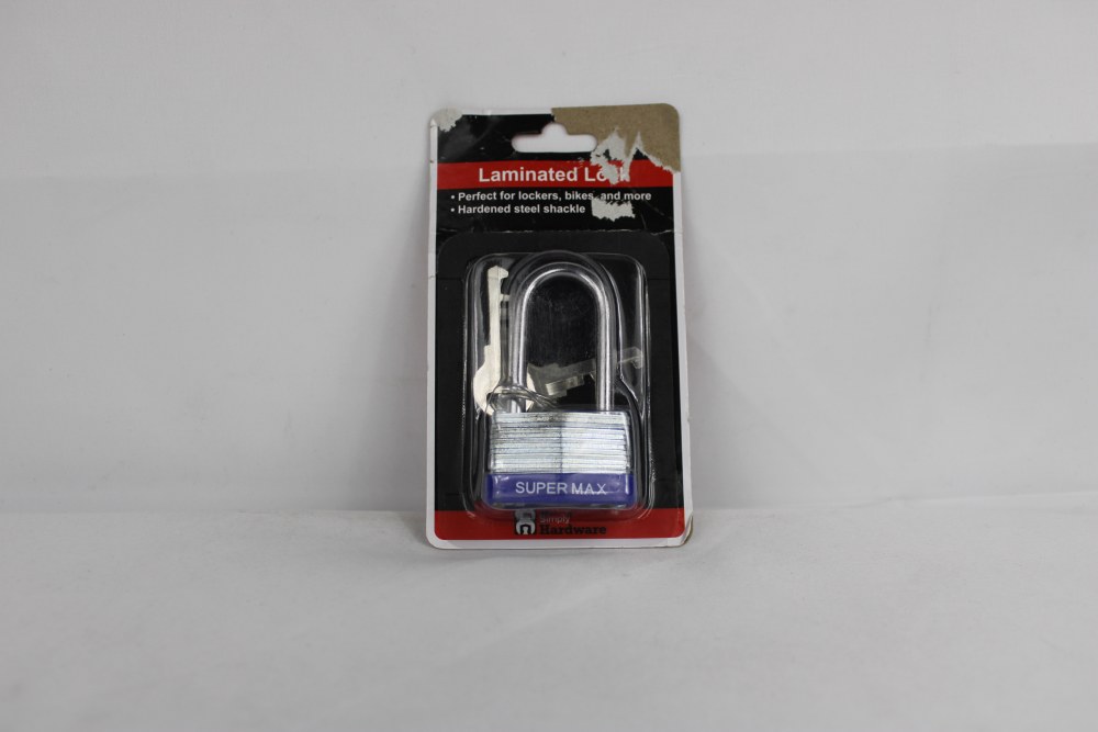 SIMPLY HARDWARE SUPER MAX LAMINATED PAD LOCK 40MM EACH
