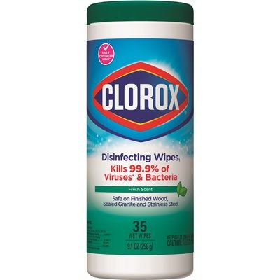 CLOROX DISINFECT WIPE 35PCS EACH