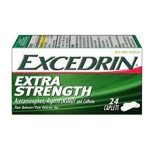 EXCEDRIN EXTRA STRENGTH 24CAPLETS 3CT PACK