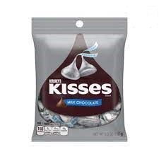 HERSHEYS 5OZ KISSES MILK CHOCOLATE EACH